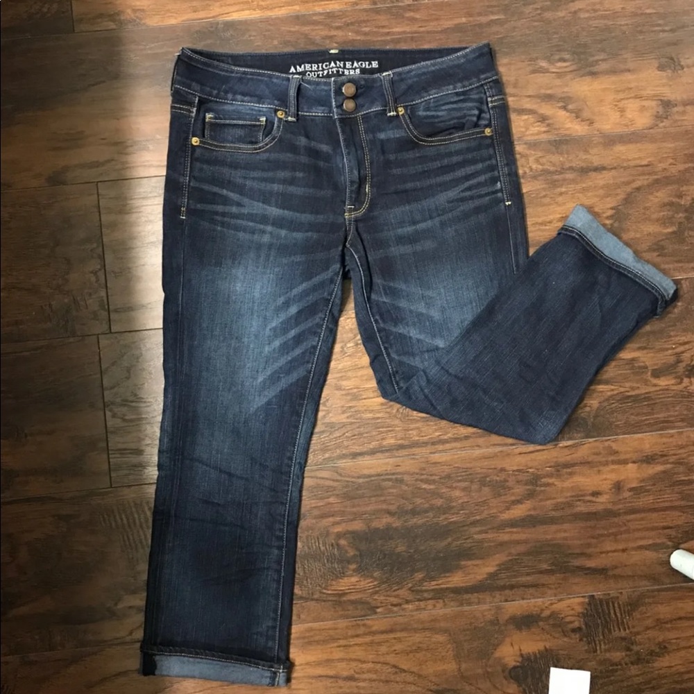 AEO Cropped Jeans Size 10